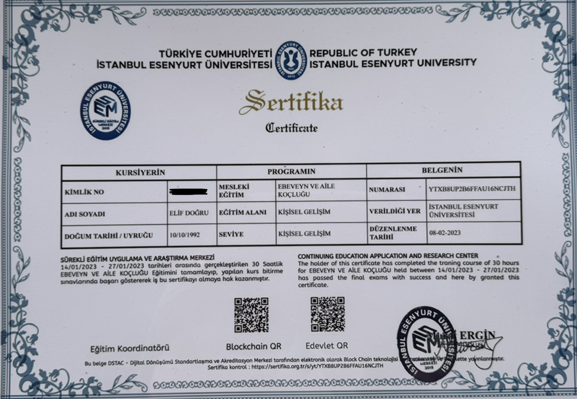 Sertifika